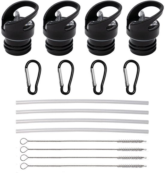 Accessori per sportdop - Viti di copertura in plastica - 4 pezzi - Compatibili con Hydroflasstro - Dimensioni 7,2 x 3,9 cm