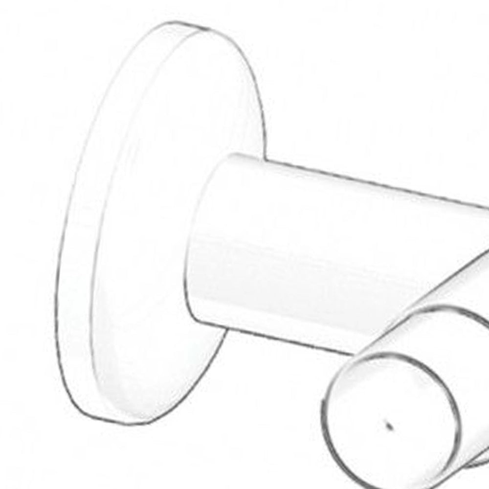 Raccordo a t goman 10 cm bianco