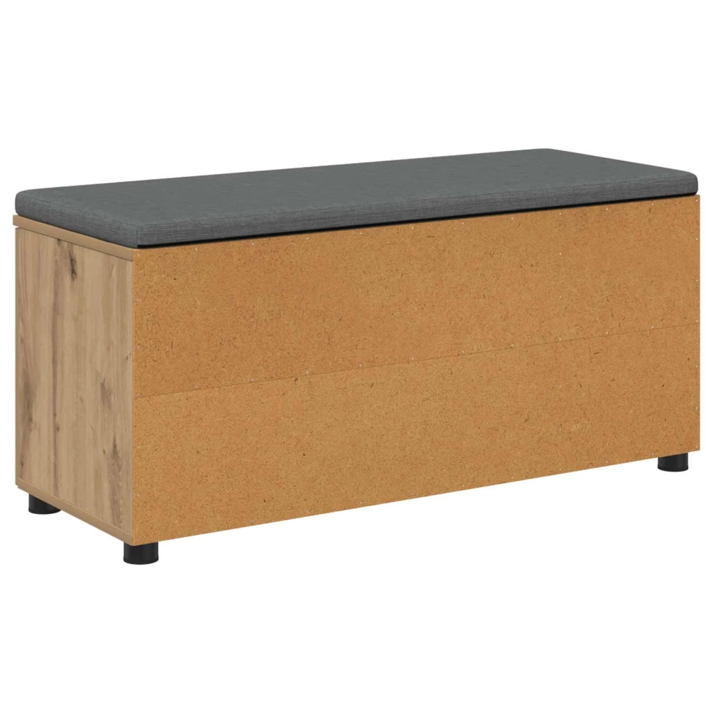 Panca per scarpe con cuscino Rovere Artigianale 906137