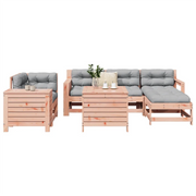 Set Divani da Giardino 7 pz in Legno Massello Abete Douglas 3250542