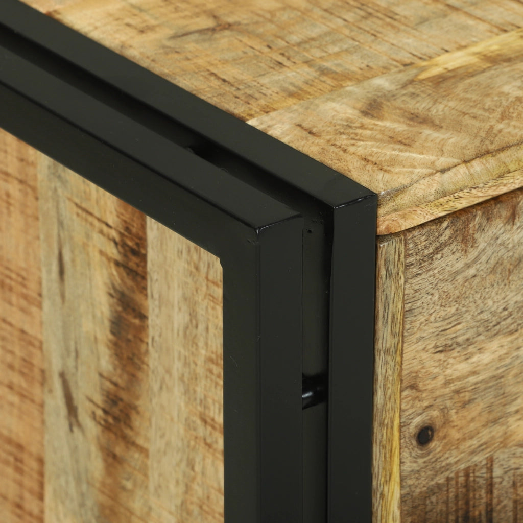 Tavolo da caffÃ¨ 90x50x38 cm Legno massello Mango grezzo