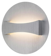 Applique LED rotonda 6W alluminio spazzolato Neville Rabalux