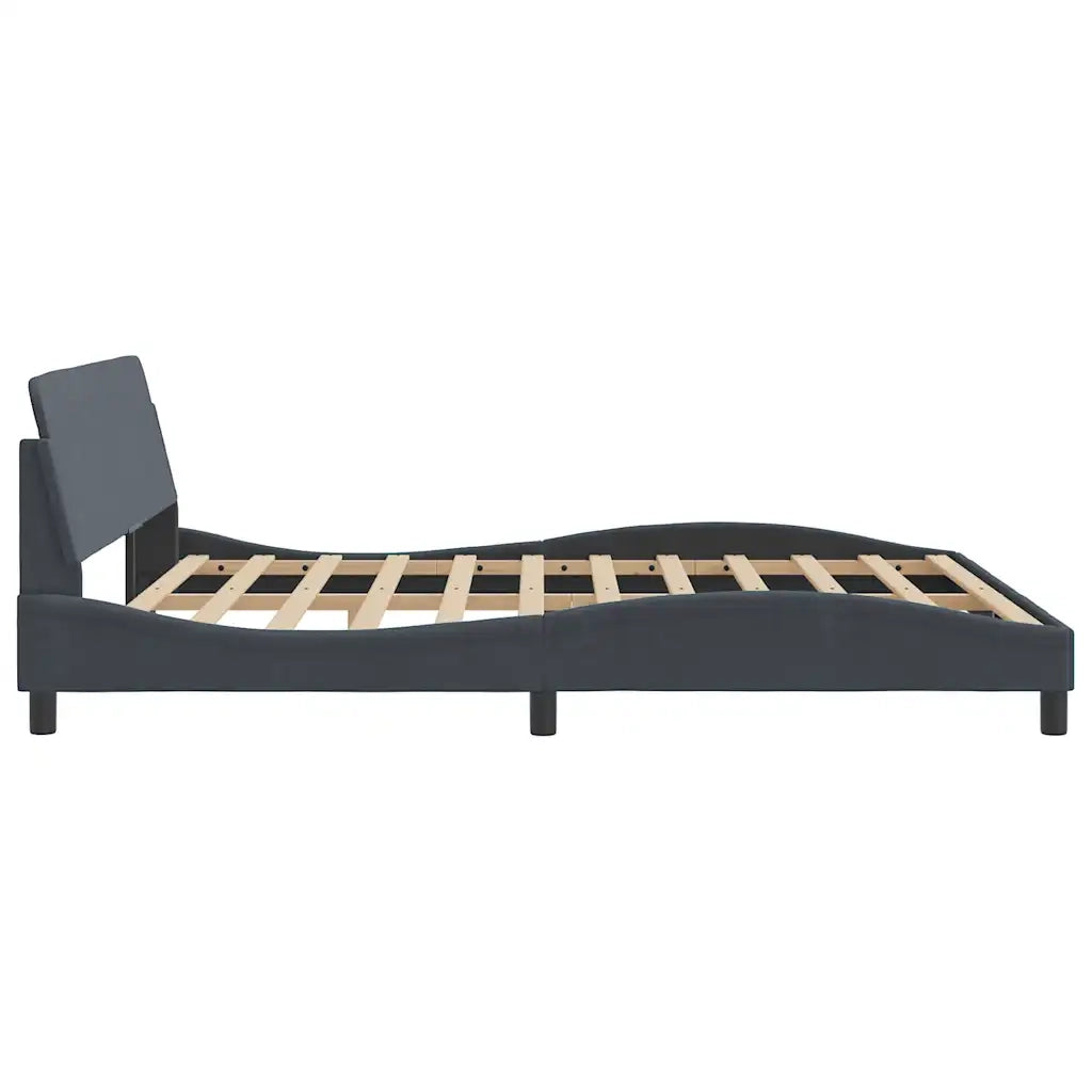 Giroletto Dover Grigio Scuro 183x213 cm in Velluto 373307