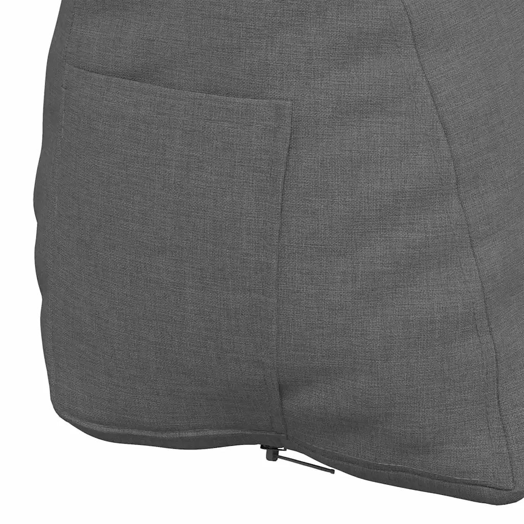 Cuscino per Schiena Grigio scuro 60 x 20 x 50 cm Tessuto 42015032