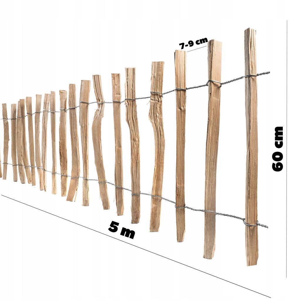Recinzione protettiva avvolgibile KADAX Hazel Stacket Fence 500x60 7-9cm