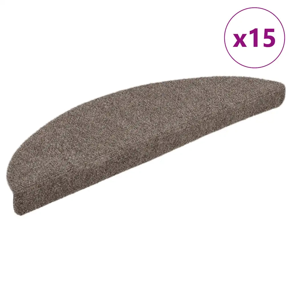 Tappetini Autoadesivi Scale 15 pz Crema 65x21x4 cm Agugliaticod mxl 73387