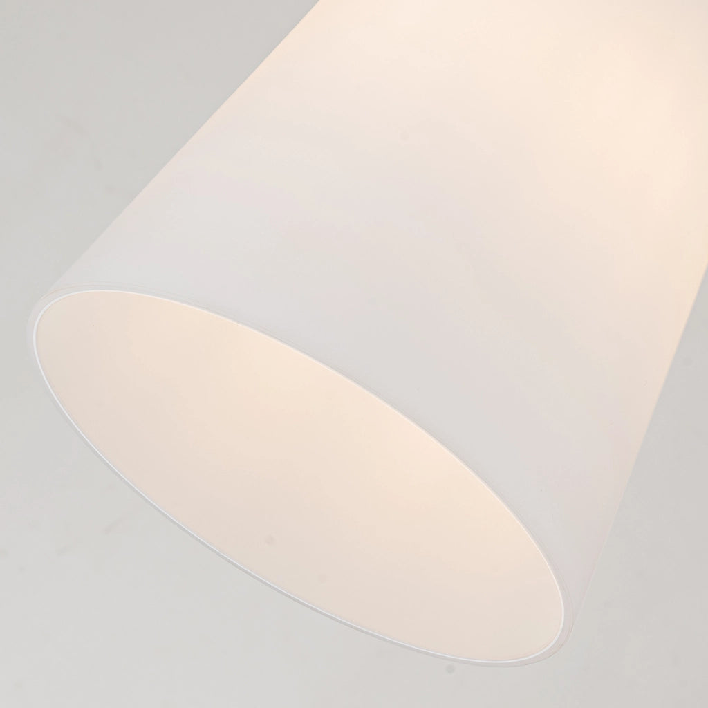 Lampada a sospensione ottone vetro opale E27 Elstead
