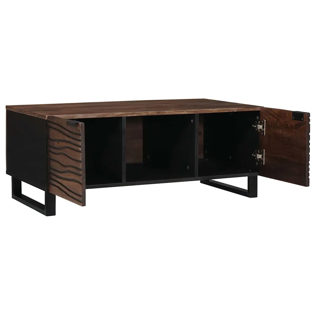 Tavolino da salotto Marrone e Nero 100 x 54 x 40 cm 4018020