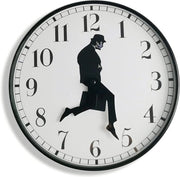 Orologio da Parete per Camere da Letto - Cucina - Salotto - Decorazione di Interno Unica - Regalo (Nero)