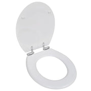 Sedile WC con coperchio a chiusura ammortizzata MDF bianco 02_0002875