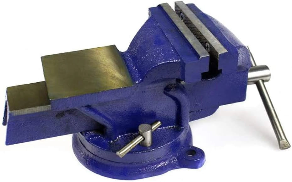 MORSA DA BANCO GIREVOLE 125 mm INCUDINE PROFESSIONALE IN GHISA E ACCIAIO
