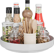 Organizzatore Rotante a 360 Gradi - 1 Pezzo - Bianco - Metallo - 32 cm