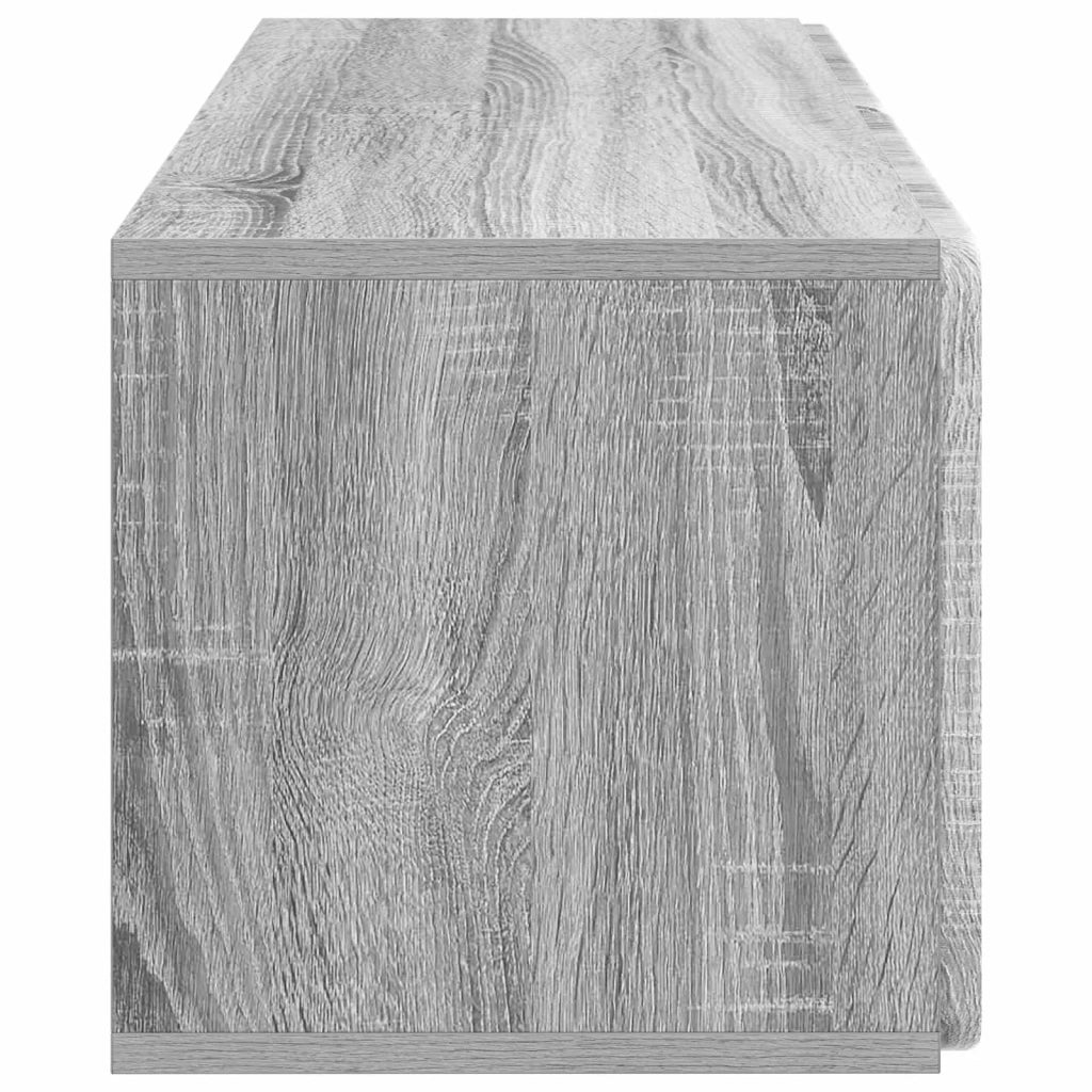 Mobile Porta TV da Muro Grigio Sonoma 78,5 x 31 x 30 cm