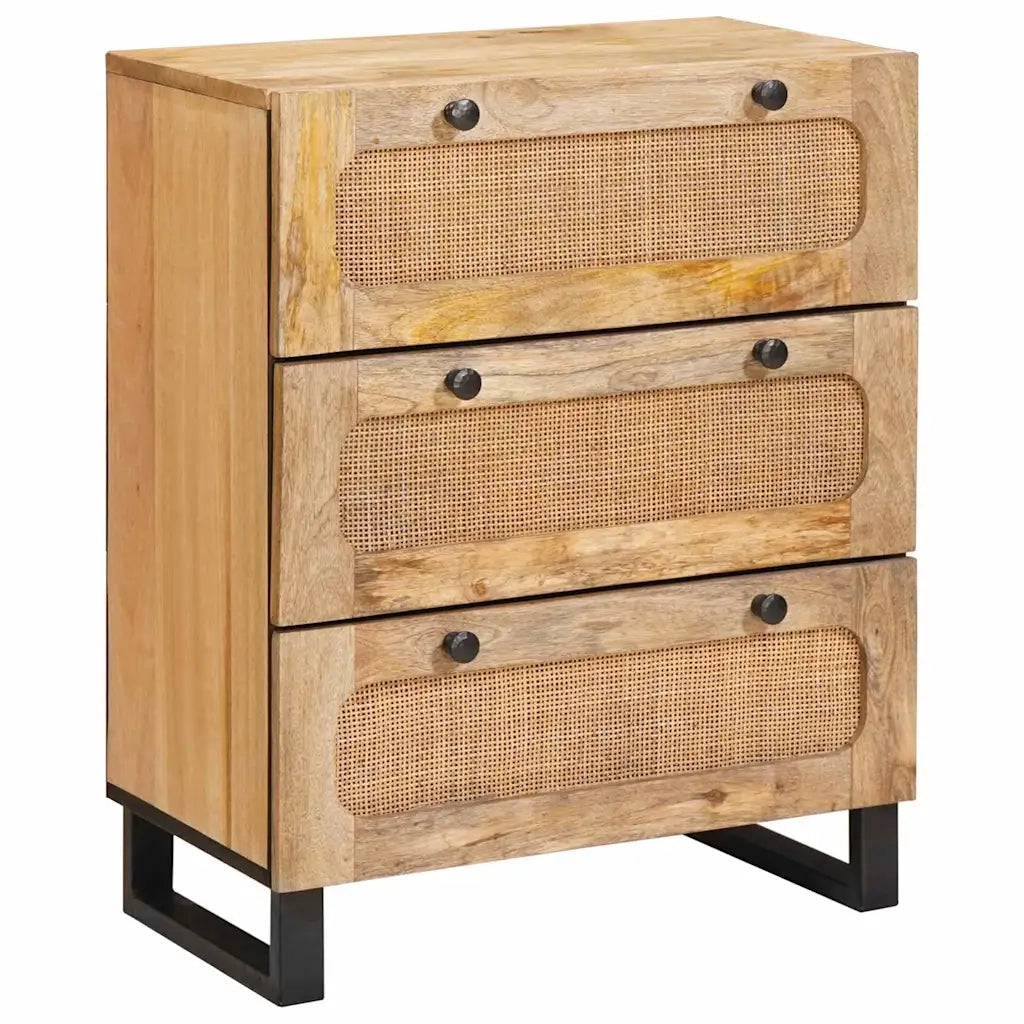 Credenza Marrone 60 x 33 x 75 cm Legno di mango massello