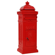 Cassetta della Posta in Alluminio Inossidabile Vintage Rossa CFW2613641