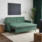 Divano letto Verde Mare Tessuto