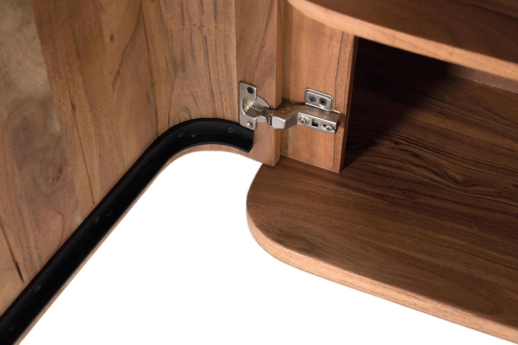 Credenza realizzata a mano in legno di acacia 170 cm
