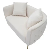 Divanetto Bucarest Crema cm 127X74X73