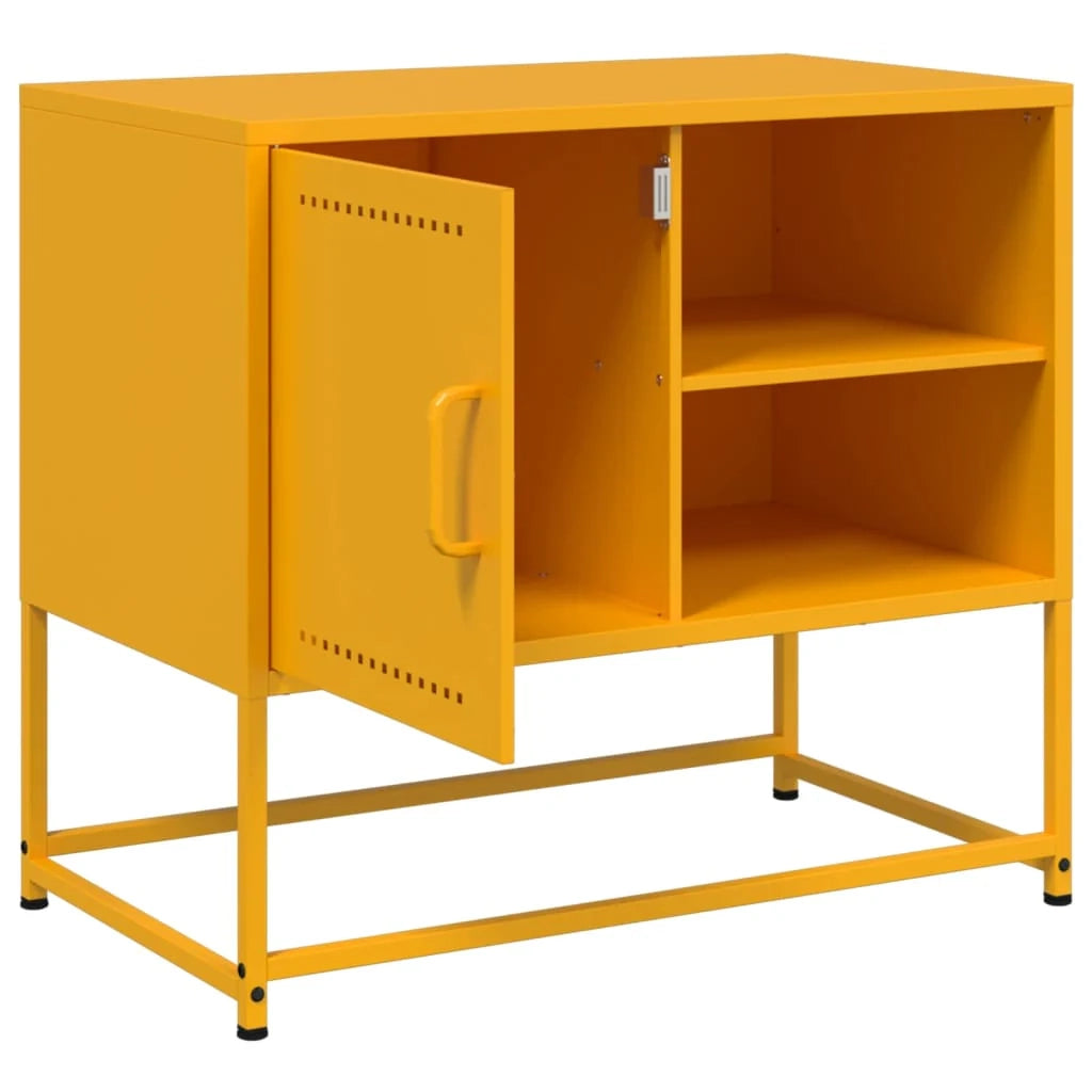 Mobile TV multimediale scaffale TV credenza mobile TV sala da pranzo soggiorno camera da letto antracite 100,5 x 39 x 60,5 cm acciaio 02_0026383