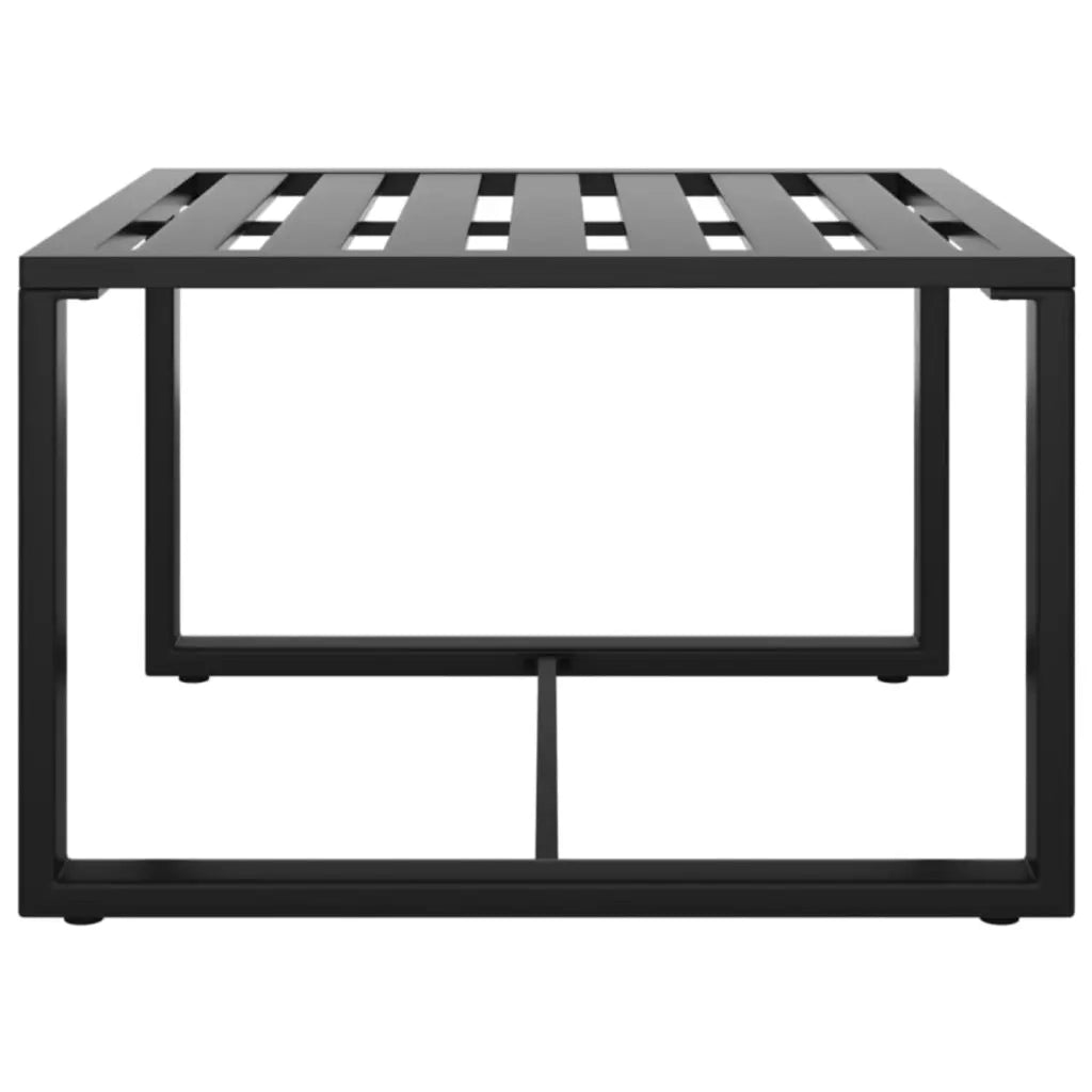Set Divani da Giardino 3 pz con Cuscini in Alluminio Antracite cod mxl 40805