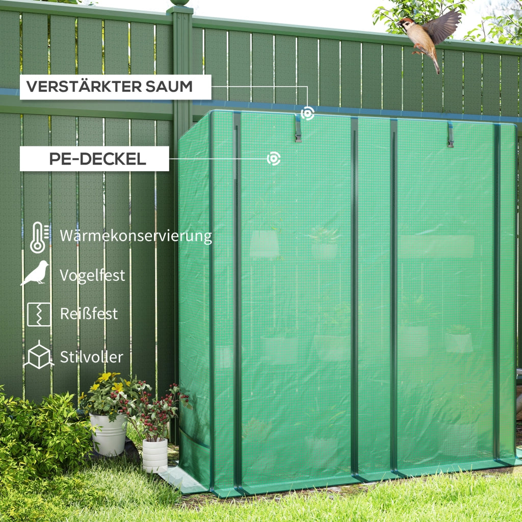 Serra da giardino 3 livelli ¨C Minimal ¨C Verde 144x48x152 cm