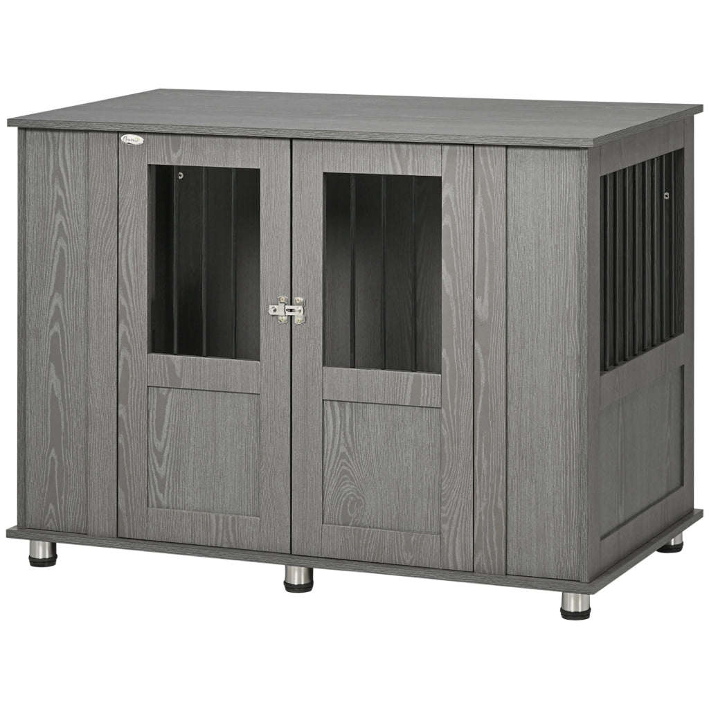 Gabbia per Cani ¨C zephmum ¨C Grigio 114x60x82 cm