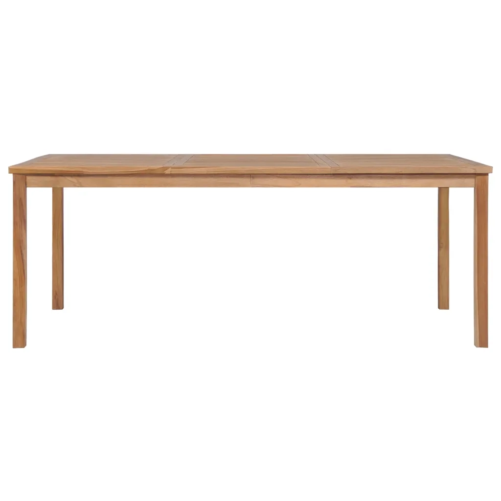 Set da pranzo da giardino 9 pz 200x100 cm in legno massello di teak 3059948