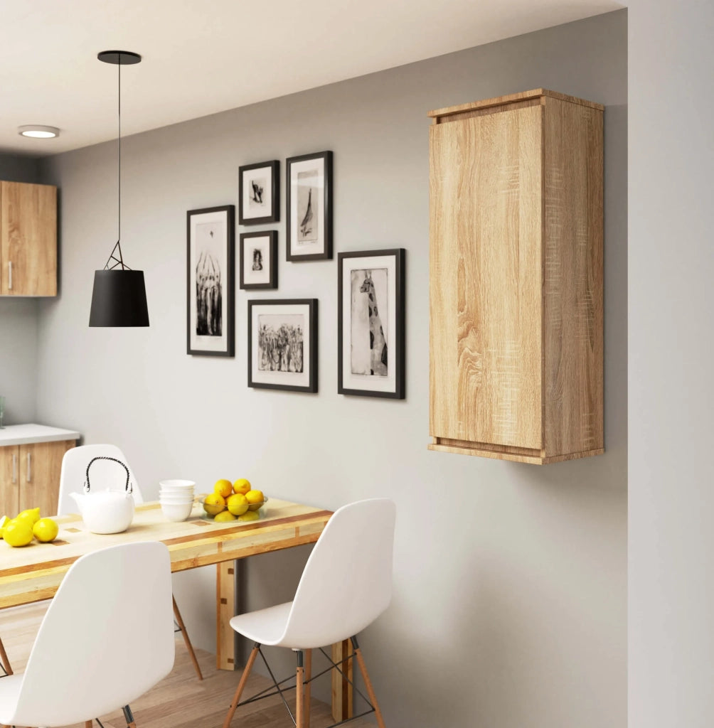 Armadietto a parete con ante strette AKORD W40 Sonoma Quercia 40 cm 1 anta 40x30x99 cm
