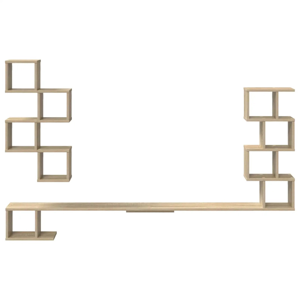Mensola per TV da muro Rovere Sonoma 200 x 15 x 94 cm 8012302