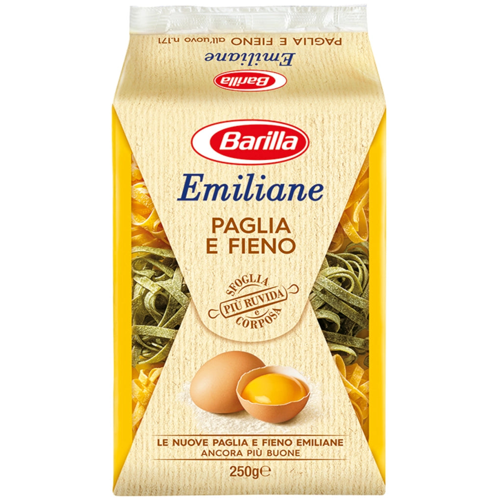Barilla emiliane paglia e fieno all'uovo 250 grammi