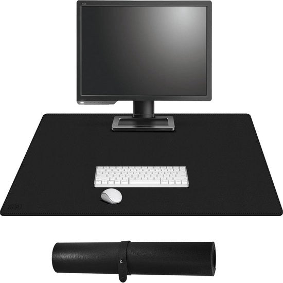 Banco da Ufficio in Pelle di Lupo XXL - 91x50 cm - Impermeabile - Blocchetto da Scrivere in Pelle di Lupo