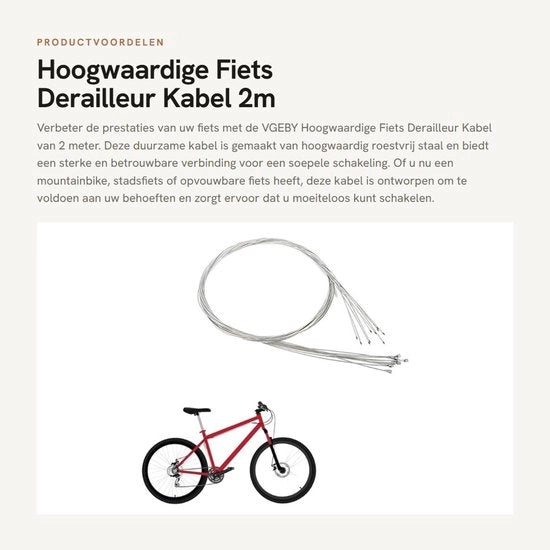 Componenti Derailleur di Alta Qualità in Acciaio Inossidabile - Cavo Derailleur - Appoggio Derailleur - Piastrine Derailleur - Protezione Derailleur - Adatto per Biciclette - Cambio Velocità per Biciclette