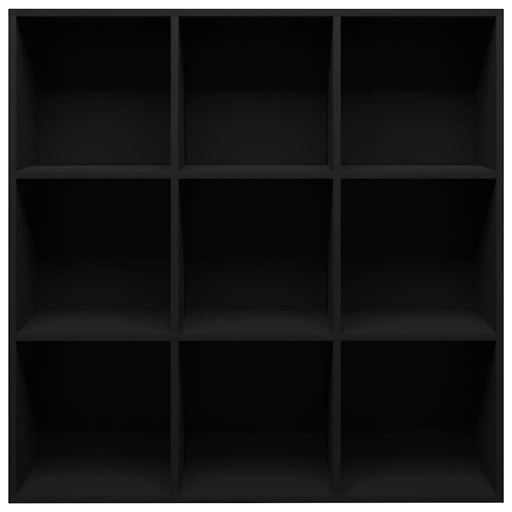 Libreria Nera 98x29x97,5 cm in Legno Multistrato 801126