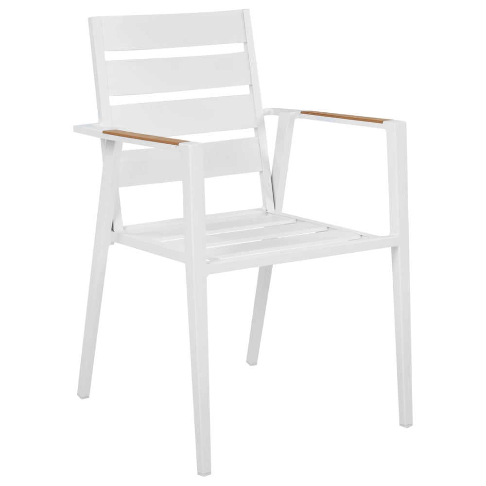 Set da pranzo metallo nero grigio con cuscini di seduta in alluminio 6 sedie