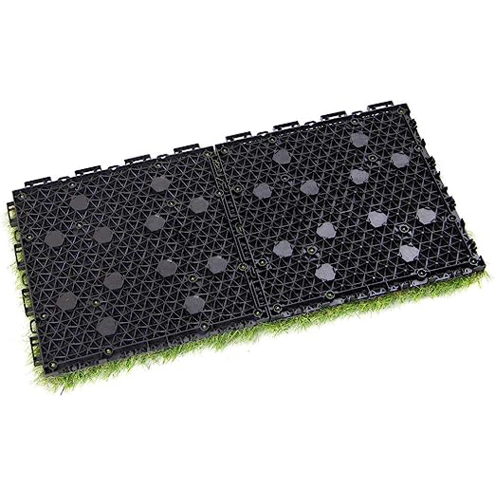 PRATO SINTETICO A MATTONELLE 30x30cm ALTEZZA 30mm 9 PEZZI ERBA FINTA INFINITY 4F