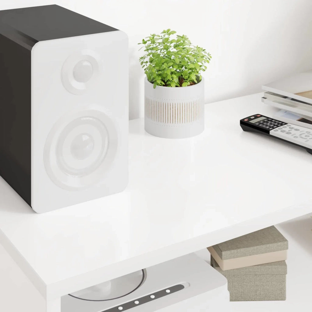 Mobile TV 100 x 35 x 40 cm Bianco Legno ingegnerizzato 8000308