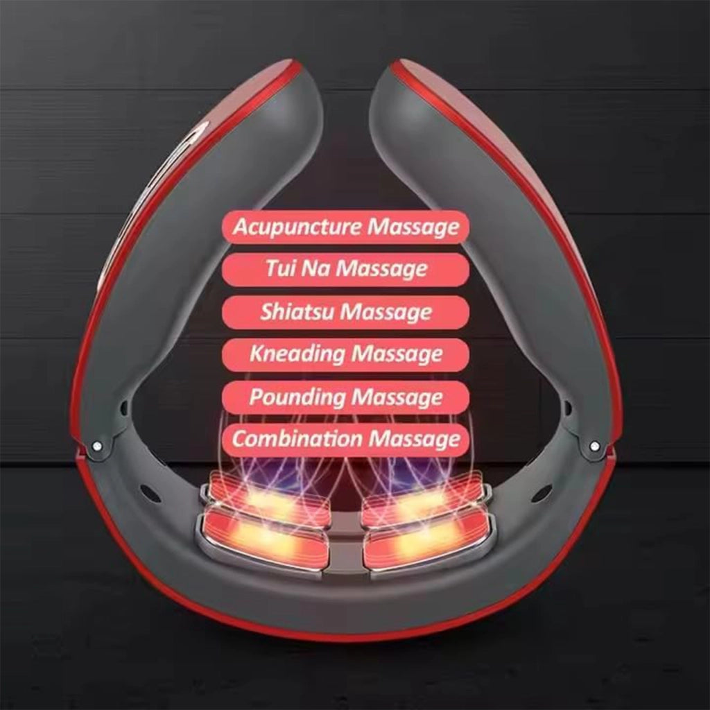 Massaggiatore cervicale ricaricabile con calore