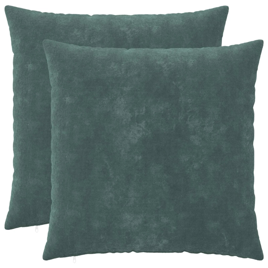 Federa 2 pcs HEERLEN Blu mare 65 x 65 cm Fleece in microfibra 912997