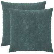 Federa 2 pcs HEERLEN Blu mare 65 x 65 cm Fleece in microfibra 912997