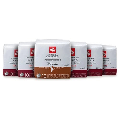 Capsule illy 25819 intenso + brasile