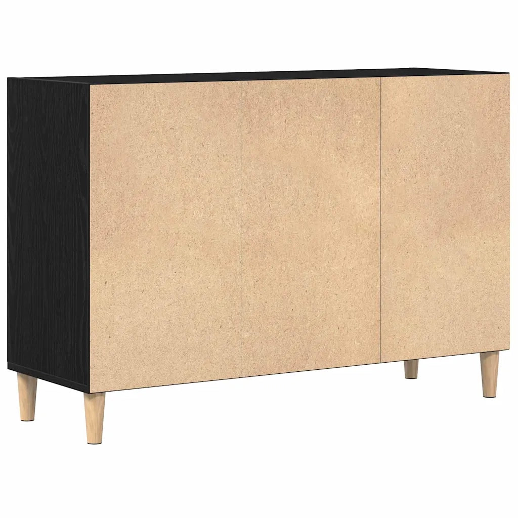Credenza 103,5 x 35 x 70 cm Legno ingegnerizzato Rovere Nero 862590