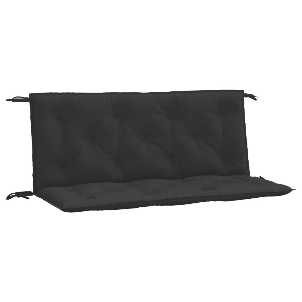 Cuscini per Panca 2 pz | Cuscini per sedie Neri 120x50x7 cm in Tessuto Oxford