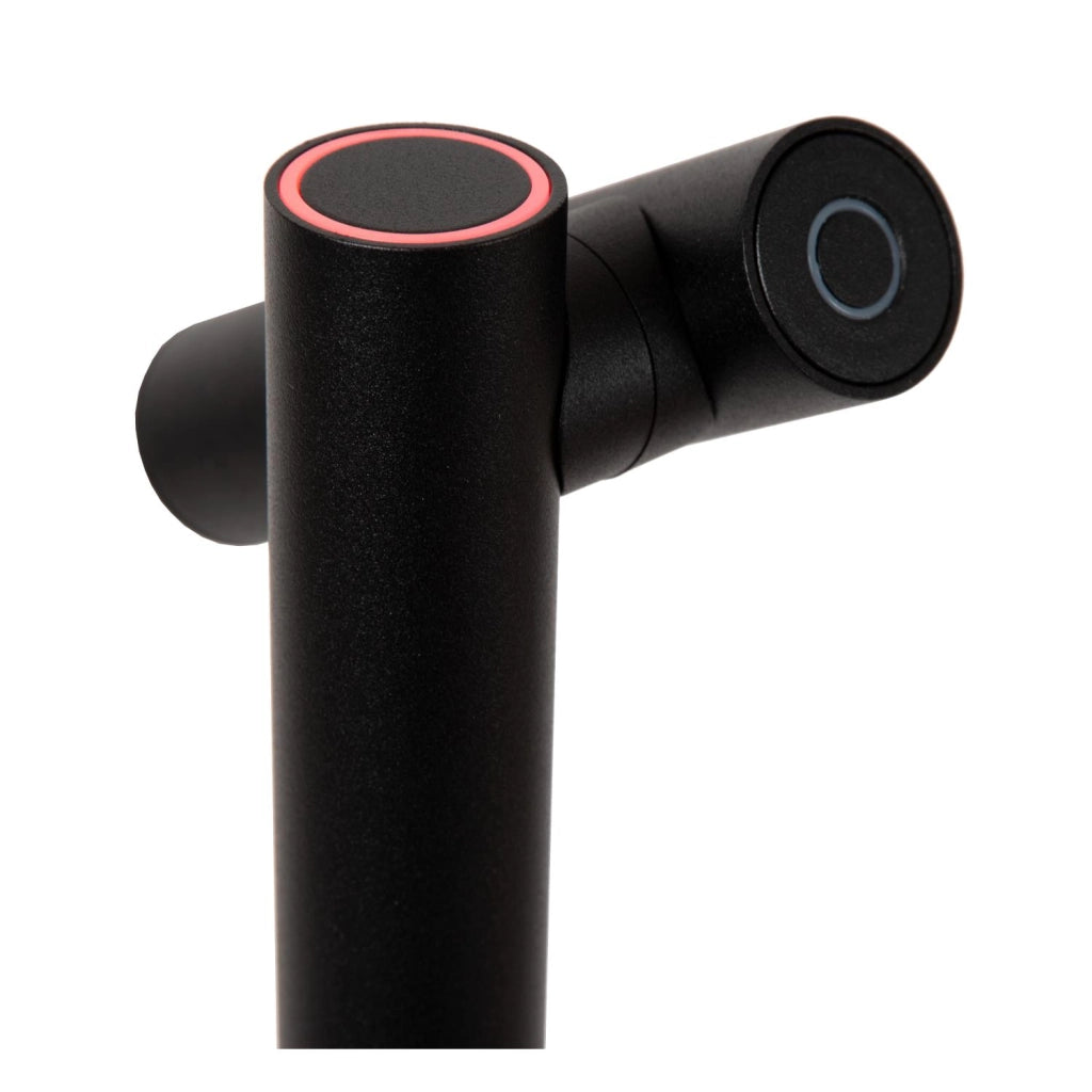Lampada da terra LED nera ANTRIM Lucide IP54