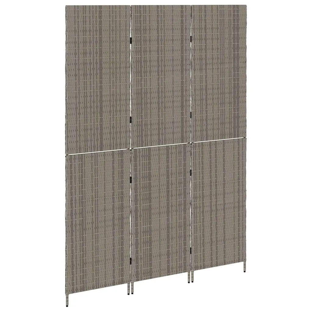 Divider per stanze Grigio 146 x 180 cm polyrattan 42003670
