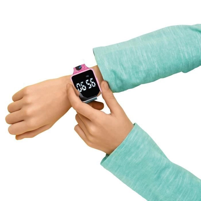 Lexibook - Barbie - Orologio LED connesso - Bracciale regolabile