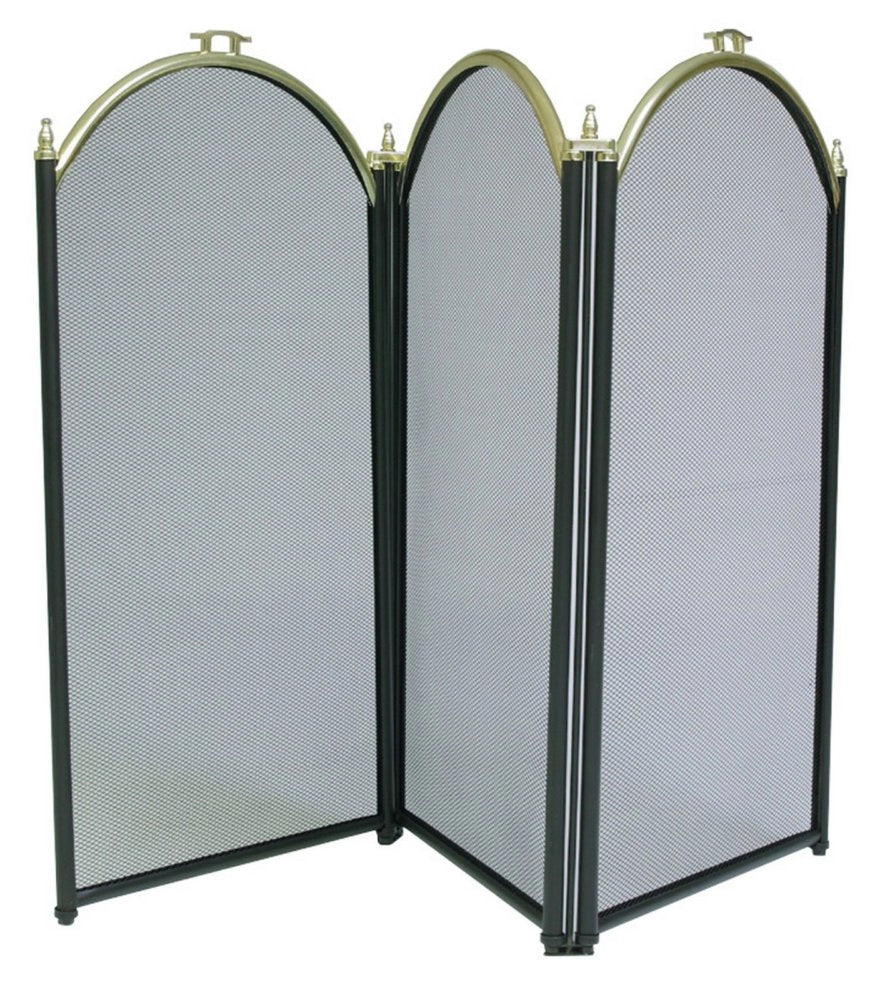 1pz parascintille 3 ante bordo ottone 98xh60 cm cod:ferx.8522
