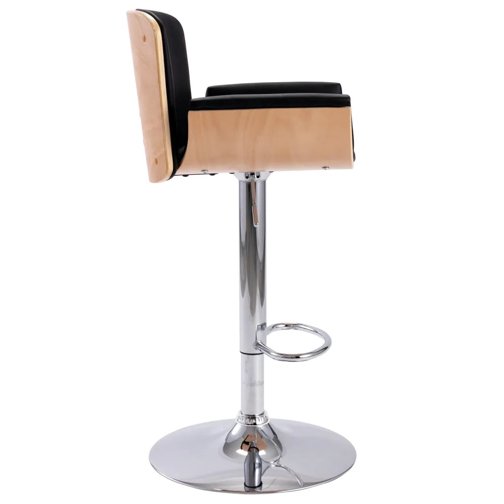 Sgabello da Bar Nero in Similpelle cod mxl 61760