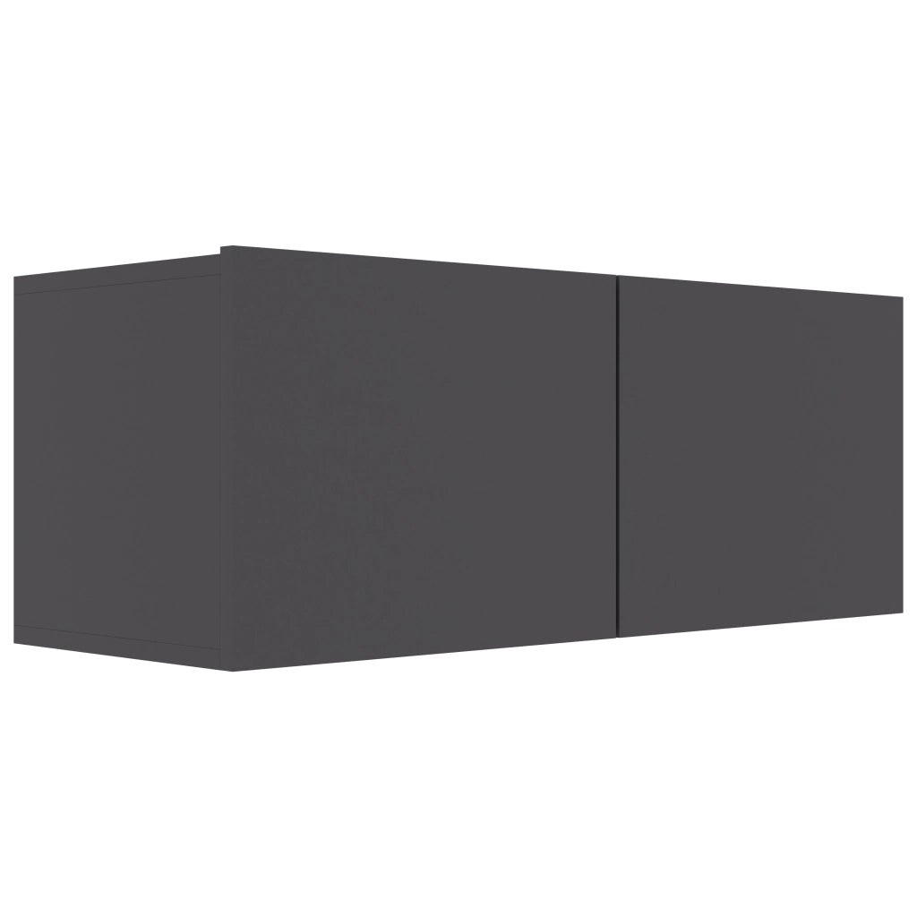 | Mobile TV | Grigio 80 x 30 x 30 cm Legno multistrato 801474