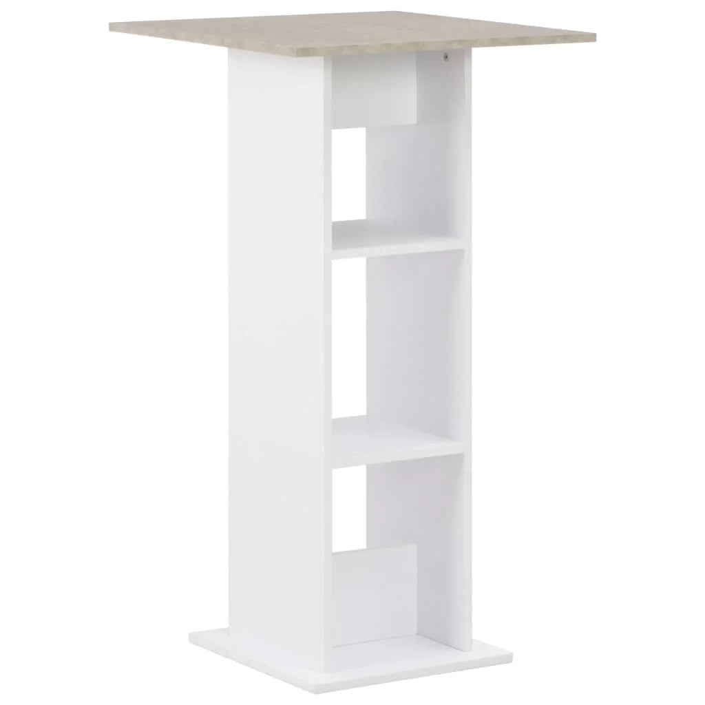 Tavolo alto stile bar/bistrot bianco 110 cm 0902060
