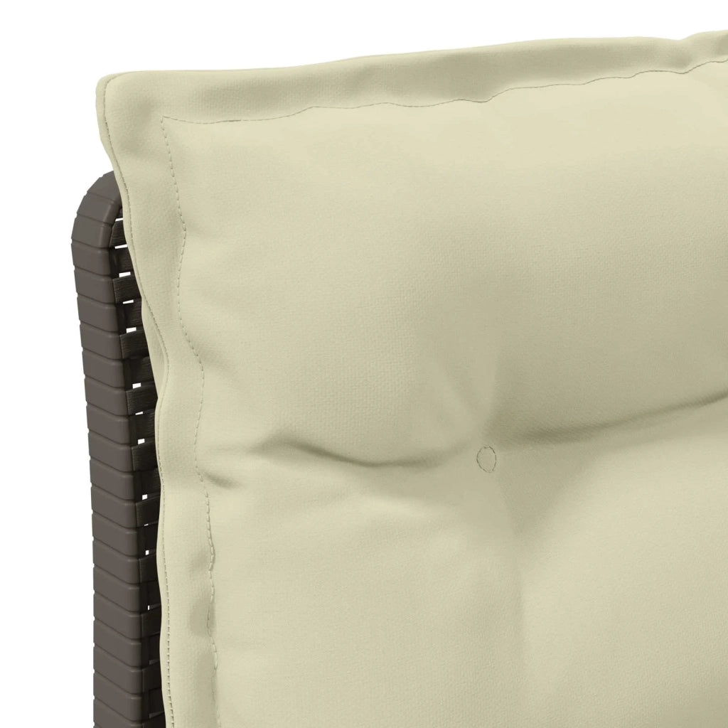 Divano da giardino 3 posti con cuscini in look rattan PP 8011988
